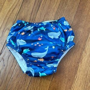 Green sprouts swim diaper. 12 months. Sea creatures.